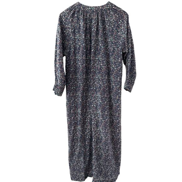 Mirth Palm Springs Caftan in Blue Florals Size Small - Picture 4 of 13